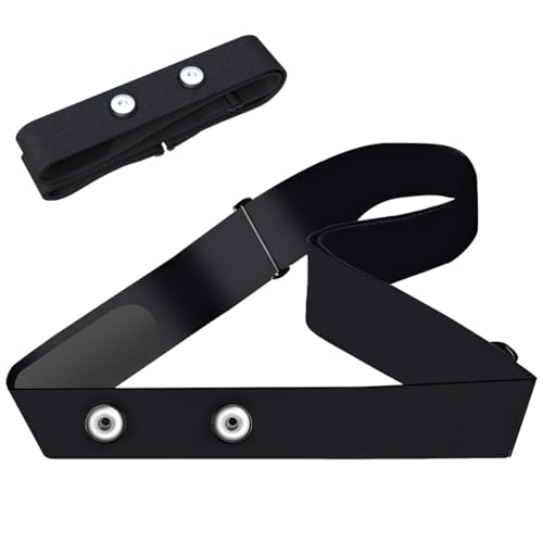YOFDAL 1 Pieza Banda Elástica Ajustable de 70 cm a 110 cm, Pulsometro Banda Pectoral, Compatible con Garmin, Wahoo, Polar H9 H10, Coospo, Magene, Bryton, Livlov