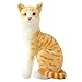 QILIXIANG Chat siamois réaliste en peluche, coussin en peluche douce pour chat, cadeau pour enfants, petite amie, 20/25/30/40 cm