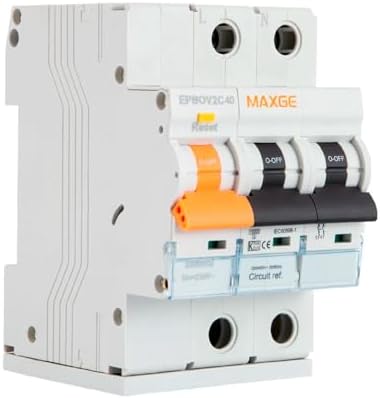 CABLEPELADO Protección combinada sobretensiones IGA permanente + transitoria, Protección contra sobretensiones, Norma EN50550, 230V/AC, Tipo 2, Clase C 15kA lmax, Poder de corte: 1000A, 40 Amperios