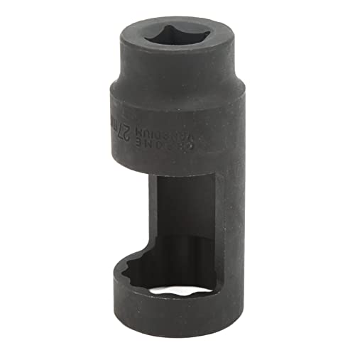 für Einspritzdüsensockel 1 2-Zoll-Antrieb 27 Mm 12-Punkt-Chrom-Vanadium-Stahl Universal für Autos Einspritzdüsensockel für Injektionsentferner-Werkzeug