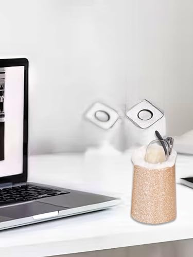Image of Pack of 2 Plush Lined Eyeglasses Holder Stand Case Glasses Protective Holder for Desks or Nightstands