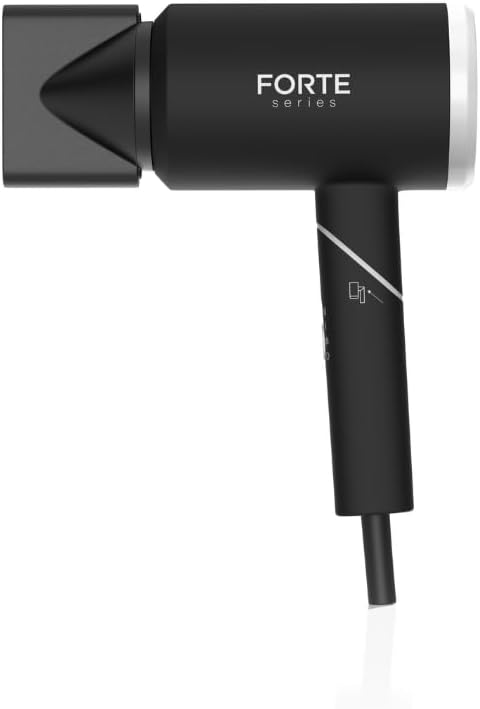 Forte Series Forte Pro Hair Dryer for Men, Magnetic Nozzle Attachment, 110-125V, Black