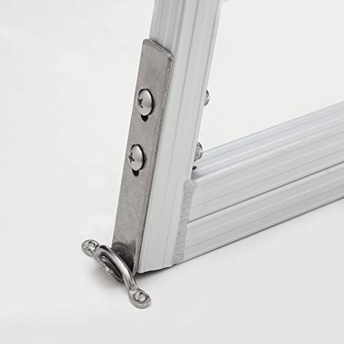 Recpro Marine Pontoon Boat Dock Heavy Duty Aluminum 4 Step Removable Boarding Ladder Al-A4 #TOP5