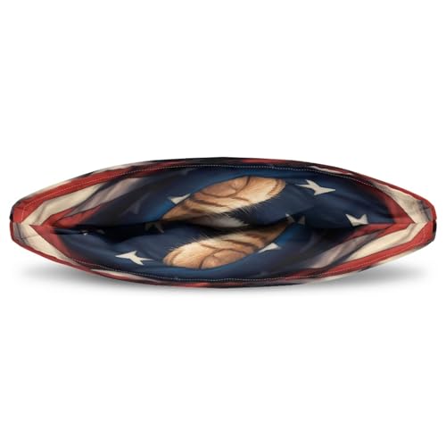 Image of American Flag Teapot Cover Soft Tea Cozy for Teapot Insulated Dust Proof Kettle Kitchen Dust Cover Designed in England 4th of July Tea Pot DeCor Cover