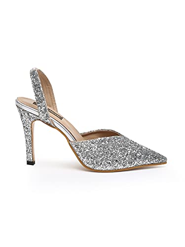 Image of Flat n Heels Womens HeelsFnH 1056-SIL