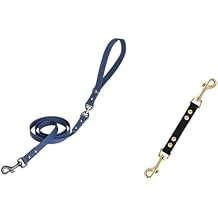 PetBonus Waterproof Dog Leash, 5 FT Odor Proof Walking Training Lead and Dog Collar Safety Clip