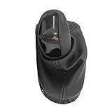 Para Mercedes para Benz W211 Perilla de cambio de nivel de palanca de cambios de velocidad automática con bota de cuero