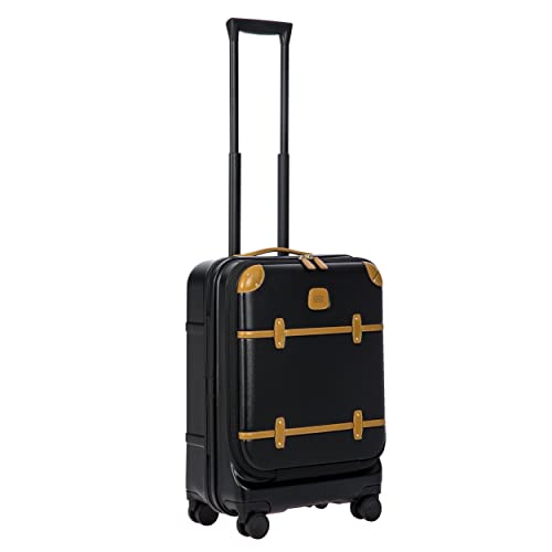 Bric's Bellagio 2.0 Spinner Trunk With Pocket - 21" Carry On Suitcase - Tsa Approved Luggage - Black #TOP5