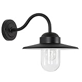 KS Verlichting Außenwandleuchte Hoflampe Dolce Schwarz