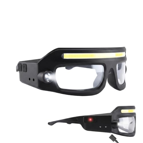Genérico Gafas De Sol Deportivas Lentes con iluminación LED