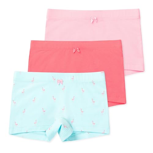 Lucky & Me Girls Undershorts for Under Dresses and Uniforms Sophie Shortie 3 Pack (US Age 4 Years 5 Years Flamingo)