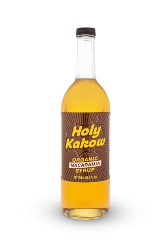 Holy Kakow Cafe Organic Macadamia Syrup, Vegan and and Gluten