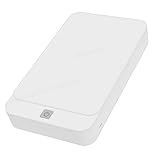 Wisoqu Cell Phone Cleaner Box, 253.7nm Light Sanitizer for Phones Under 6.7 Inch with USB Charging, Portable Cleaning Box for Keys Toothbrushes Watches (White)