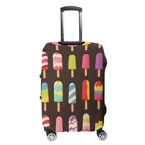 Popsicles And Ice Luggage Cover, Washable Elastic Suitcase Cover Protector Fit 18-32 Inch Luggage4