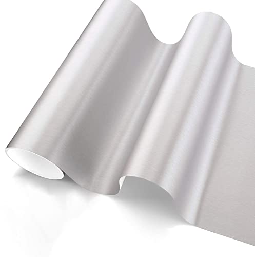 Film vinyle alu brossé argent CATPIANO pour éliminer les bulles lors du covering