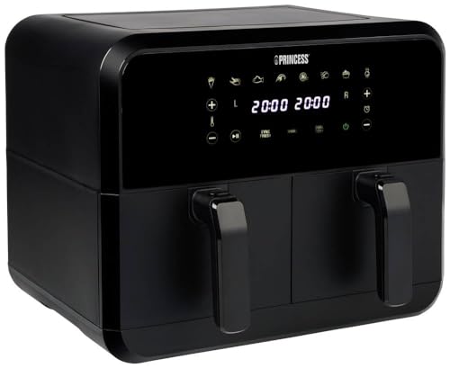 Princess 01.182068.01.001 Friteuse double 2400 W fonction chaleur...