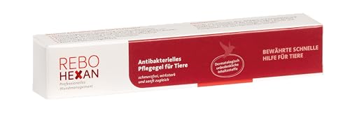 ReboHexan Gel 20 ml für Haustiere: Antibakterielle Wundpflege, Pflegt und reinigt die Haut und unterstützt eine hygienische Umgebung, Hautfreundlich, Einfach anzuwenden