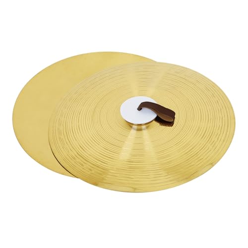 Cymbales en laiton pour entraînement musical de fanfare