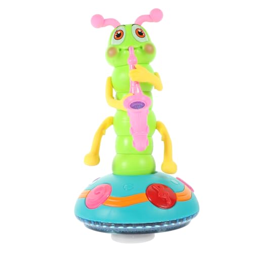 Jouet électrique chenille pour bébés et tout-petit avec musique et plastique lisse