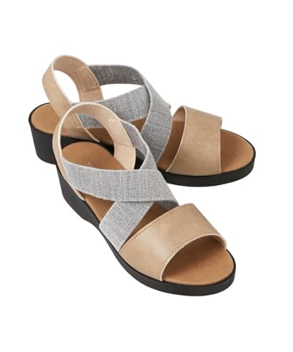 [�j�b�Z��] �T���_�� ���f�B�[�X �y������蕝�L�z ���{�����y�ʌ���N���X�S���i���C�Y�S�d�j �O���[�W�� L�E24.0~24.5cm/4E