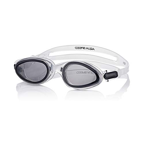 Gafas de natación Sonic Speed Gris Aqua de blanco