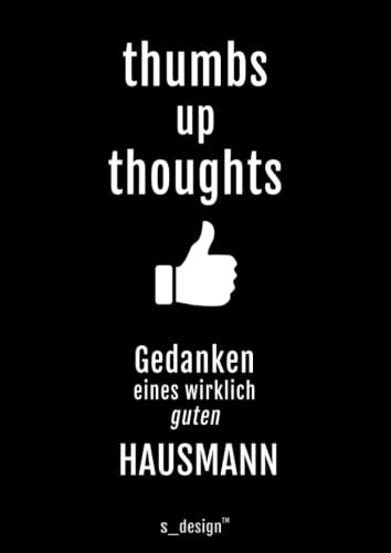 Notizbuch f&uuml;r Hausm&auml;nner / Hausmann: Originelle Geschenk-Idee [120 Seiten liniertes DIN A4 blanko Papier]