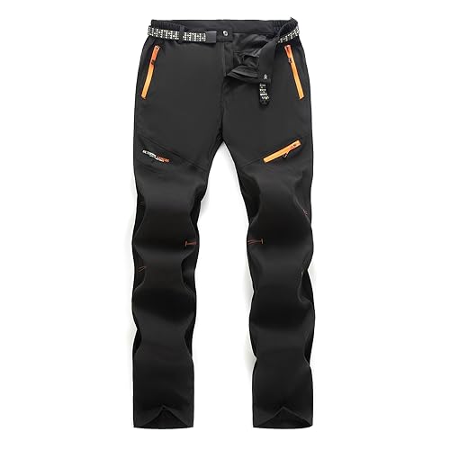 LHHMZ Pantalones de Senderismo al Aire Libre Primavera Verano para Hombre Pantalones Deportivos cómodos y Transpirables para Caminar Pantalón Casual Trekking Escalada