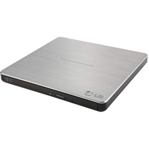 Image of LG Electronics GP60NS50 USB 3.0 Compatible, Super-Multi Ultra Slim Portable DVD+ /-RW External Drive for PC Windows, Linux, Mac OS, Surface Pro 3&4, with M-DISC Support, Silver
