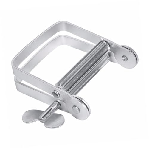 HONITANO Stainless Steel Toothpaste Squeezer Manual Tube Clip for Bathroom and Cosmetics Durable Cream Extruder for Hair Dye Pigment and Toothpaste Practical Gadget for Efficient Mess