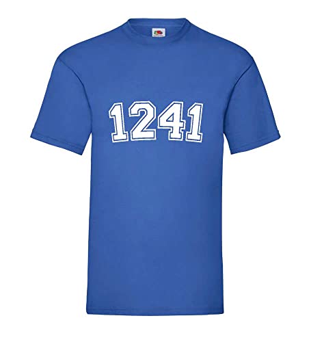 T-shirt pour homme bleu roi XXXL 1241 la solution textile pour une coupe ample