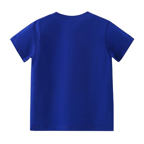 Image of AMIYAN Toddler T Shirts Boys Girls Basic Tee Summer Cotton T-Shirts Crewneck Short Sleeve Shirts for Kids 2-7Y