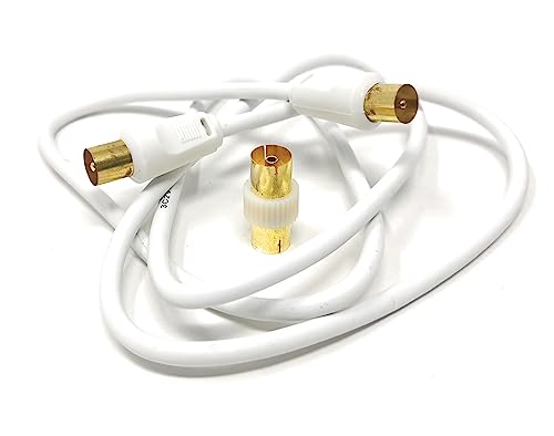 TV Aerial Coaxial Cable Male to Male RF Antenna Coax Lead Compatible with Sky SkyHD, Virgin, BT, Satellite TV, VCR - Image 2