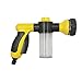 High Pressure 8 Pattern Adjustable Foam Sprayer Yellow with Soap Dispenser for Car Washing & Home Cleaning