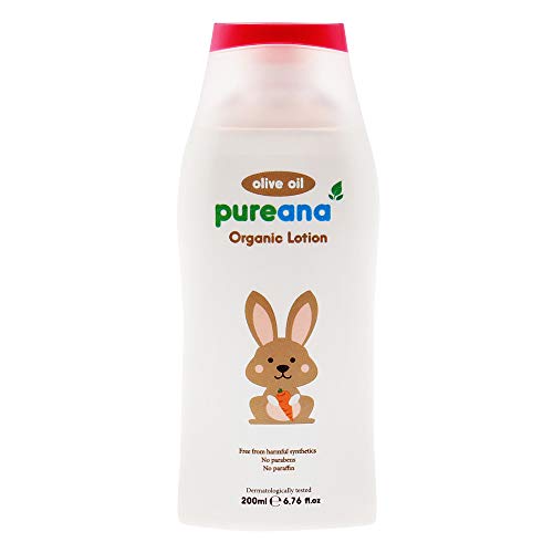 Pureana Baby Lotion with Organic Olive, Apricot and Orange (200ml)