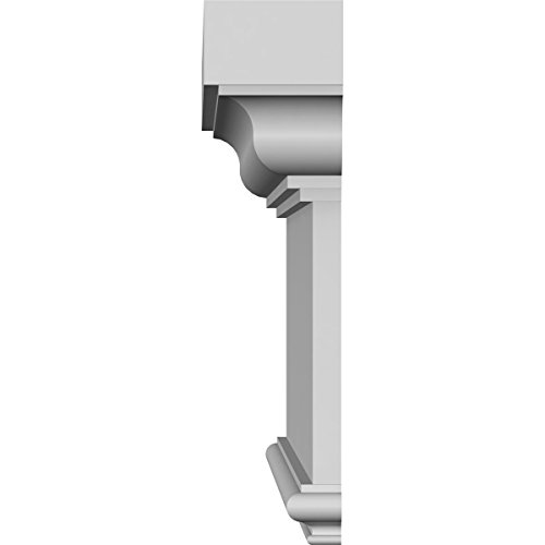 Endurathane Craftsman Crosshead, 48" Bottom Width x 53 1/4" Top Width x 13 3/4" H x 7/8" P, Factory Primed by Ekena Millwork - Image 4