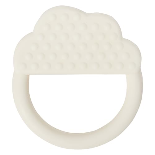 Image of C.R. Gibson 100% Food Grade Silicone Cloud Baby Teether for Infants, 2.75 inch x 4.25 inch, Multicolor
