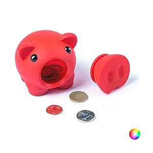 BigBuy Gadget Spaarpot Little Pig, groen, klein