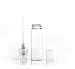 Elfenstal- 20pcs Empty 10ml Clear Fine Mist Atomizer Glass Bottle Spray Refillable Perfume Empty Bottle Glass Clean Cloth for Travel Party Portable Makeup Tool + Free 3ml Pipette