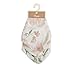 Crane Baby Soft Muslin Baby Bib Set, Adjustable and Absorbent Bandana Style Bibs for Boys and Girls, Floral, 3 Piece, 18.5” x 9”