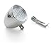 Retrospec Bicycles LED Vintage Bullet Headlight with Chrome Accent, Chrome
