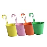 VINTORKY 4Stücke Kleine Blumeneimer mit Löchern für Drainage