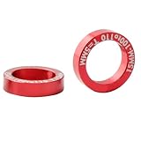 Cabilock アルミニウム合金製自転車用ネジワッシャー2個セット ハブスペーサー 5mm厚 耐食性に良い自転車アクセサリー サイクリング用ハブ変