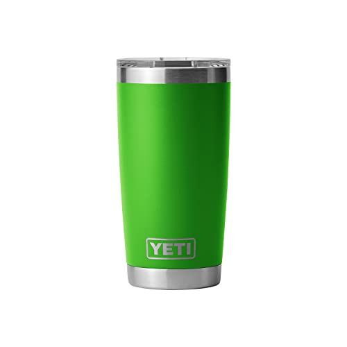 YETI Rambler 20 oz Tumbler, Stainless Steel, Vacuum Insulated with MagSlider Lid, Canopy Green