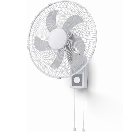 BAKAJI Ventilatore da Parete con Griglia da 43 cm, 5