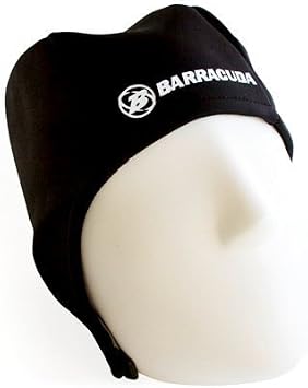 BARRACUDA Hothead Swim Cap, Black, Large