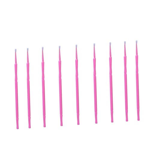 FOMIYES 100pcs Eyelash Micro Brush Sanitary Disposable Lash Extension Applicator Great for Salons Home Use Non-linting Clean