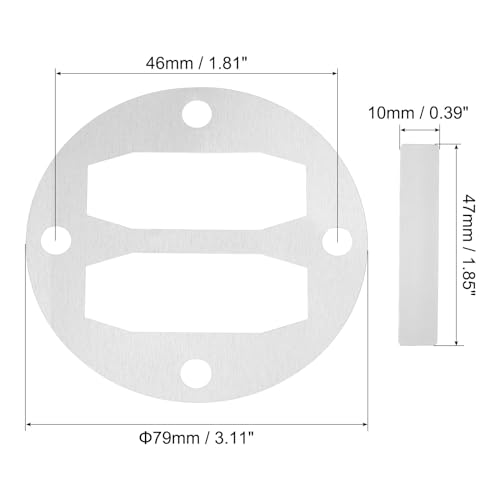 PATIKIL Head Gasket Kit Reed Valve Replacement, 2 Sets Central Pneumatic Air Compressor Parts - Image 2