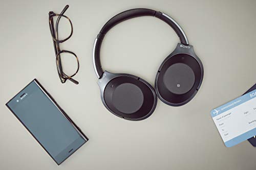 Product Image 1: Sony Noise Cancelling Headphones WH1000XM2: Over Ear Wireless Bluetooth Headphones with Microphone – Hi Res Audio and Active Sound Cancellation – Black (2017 model)