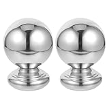 Élégant : ce produit apporte une touche d'élégance à les styles de décoration, sublimant l'esthétique générale de l'espace. embout de main courante, boule de main courante en métal