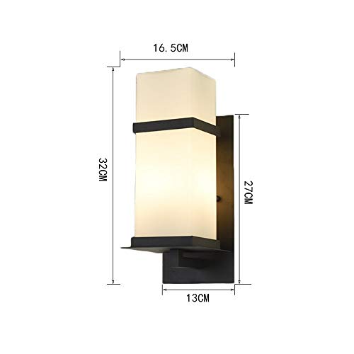 Lámpara de pared moderna acabado negro mate 4